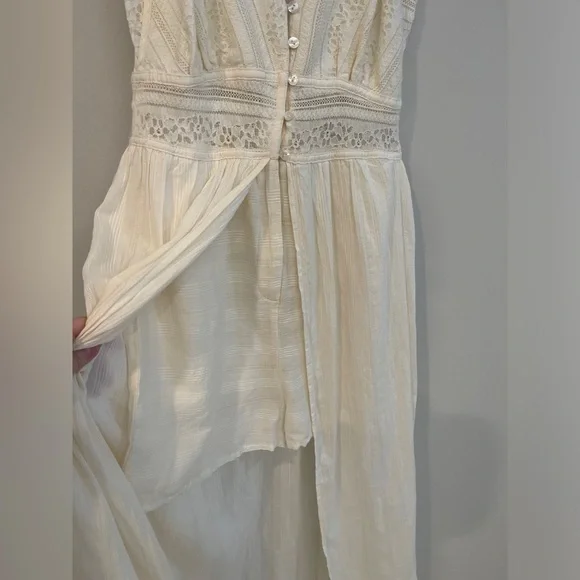 NWT Zara‎ Combination Dentelle Lace Romper Dress S - Picture 6 of 12